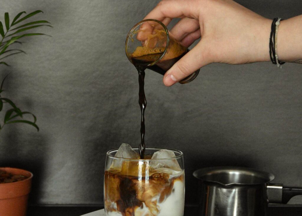 making iced coffee at home