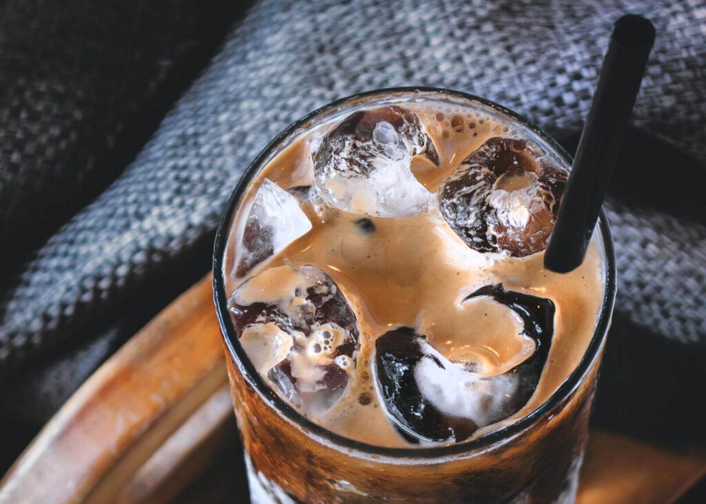 strong iced coffee