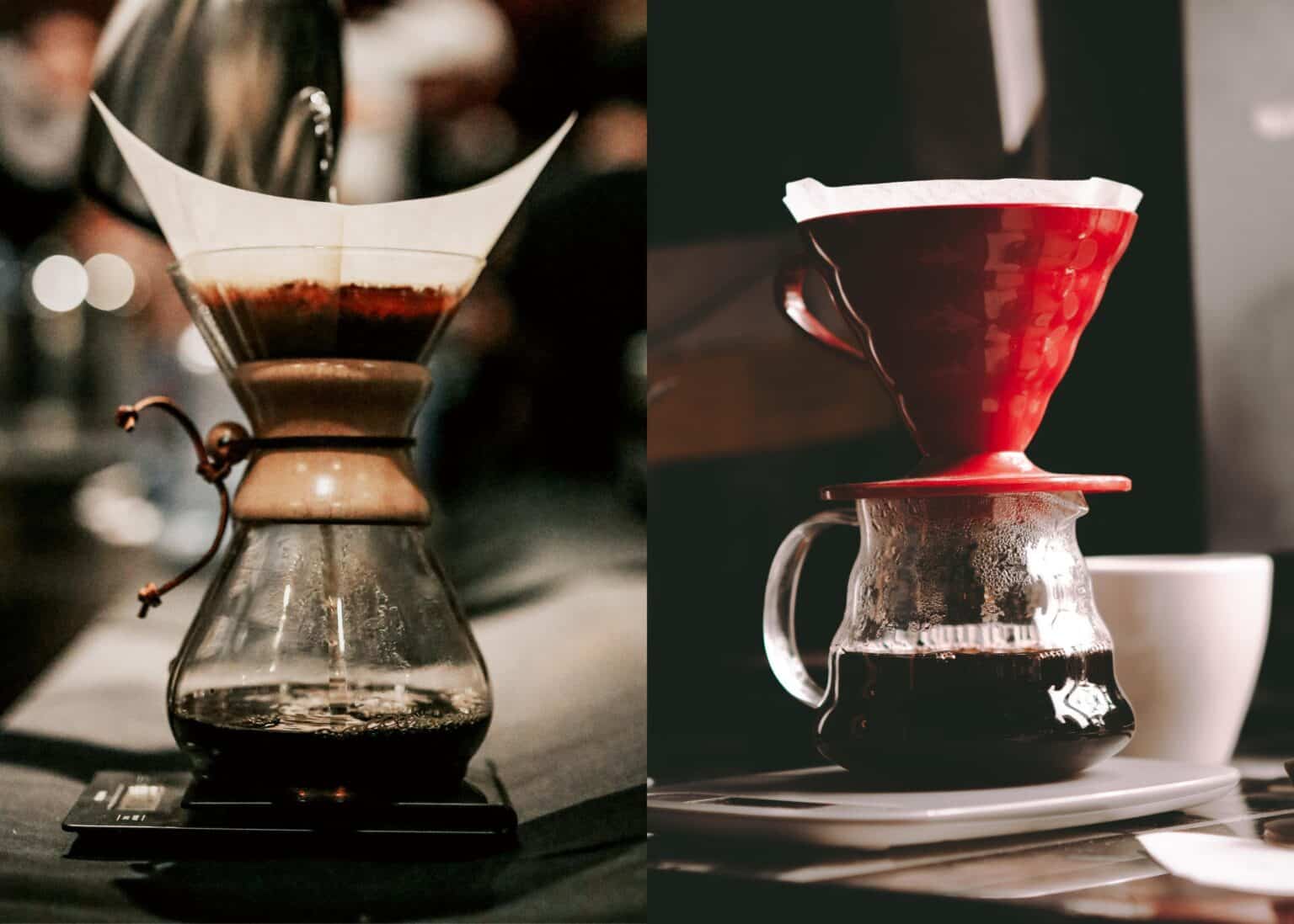 Chemex vs V60 PourOver Coffee Makers Compared • Crazy Coffee Bean