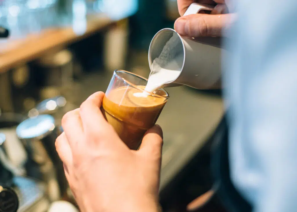 making cortado