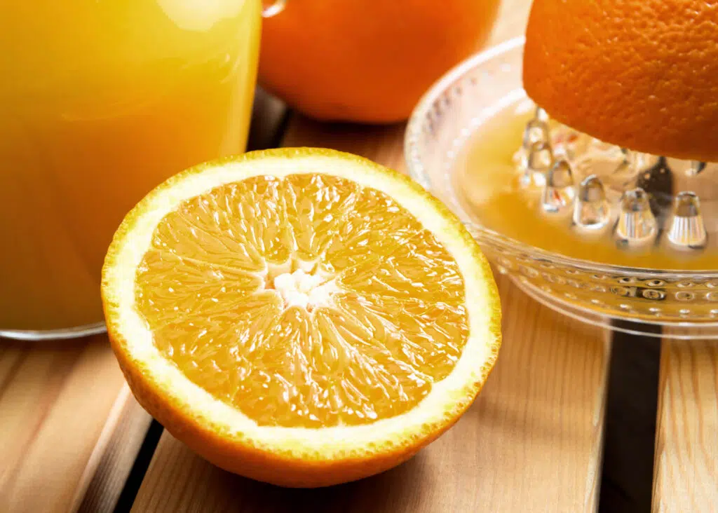 squeezed orange juice