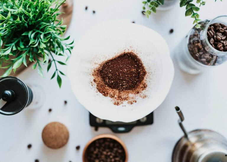 ground coffee for pour over