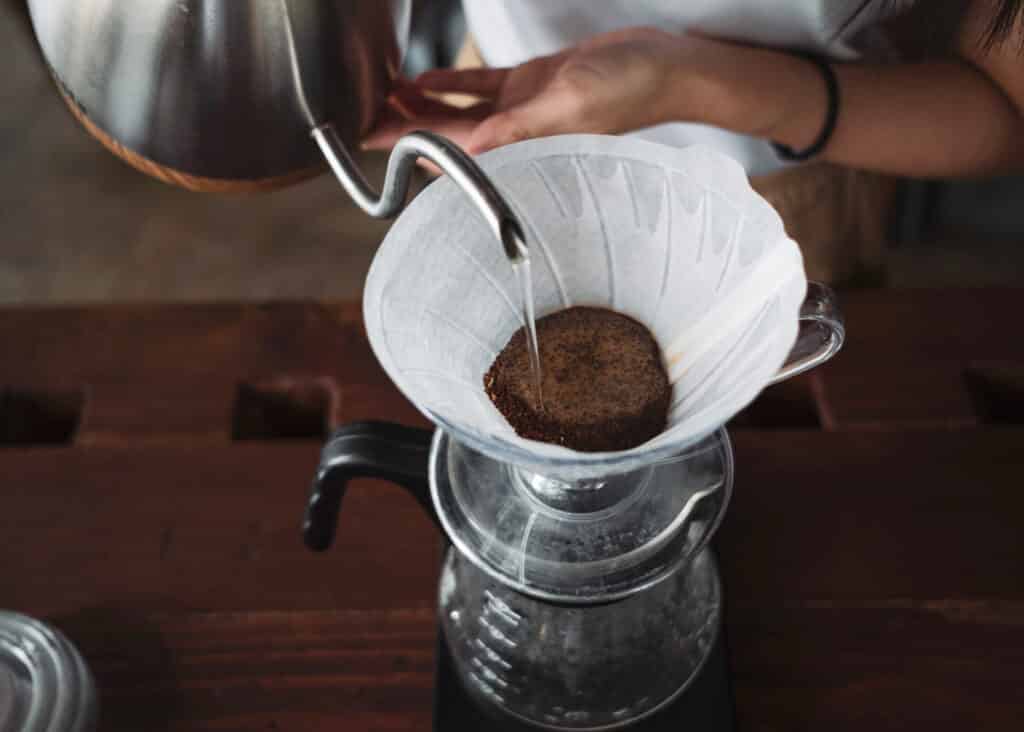 making pour over espresso