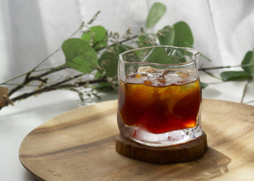 cold brew coffee with ice